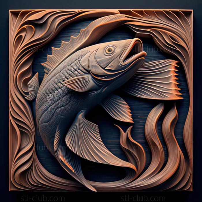 3D model st Kallicht fish (STL)